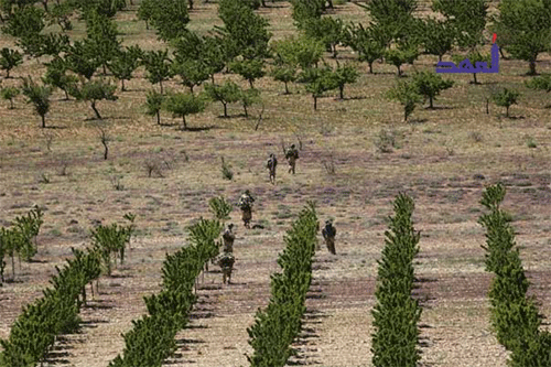 combatientes de Hezbolá en el valle Rahue Hezbolá toma el control del valle Rahue